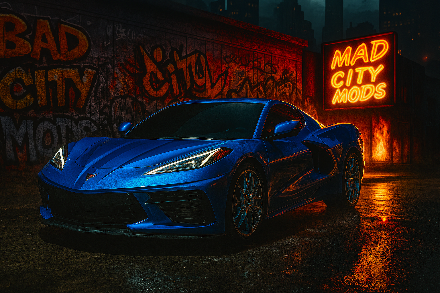 新品　MAD CITY CODE No.MAD インディーズ　マッドカウ blue+corvette+pic.PNG